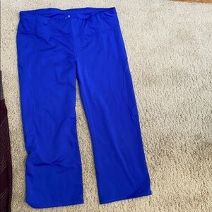 large royal blue yoga pants